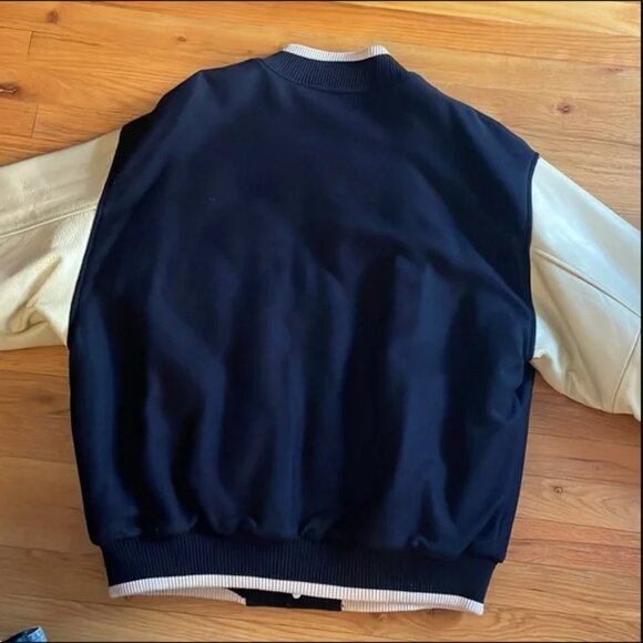 Wool / Leather Bomber - Picture 3 of 6